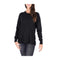 Yes Zee Maglia Maglia Donna oversize misto viscosa Nero A24 - YESZEEM052RU00 - 0801 - XS - Francavilla Moda